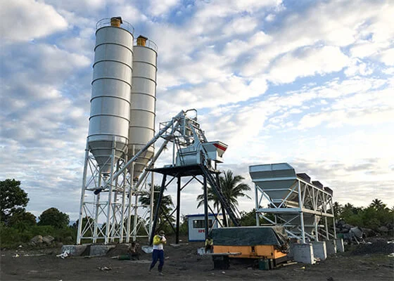 fábrica de usina de mistura de concreto