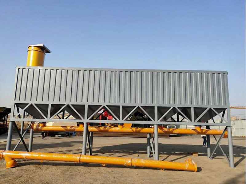 imagem de silo de cimento tipo contêiner