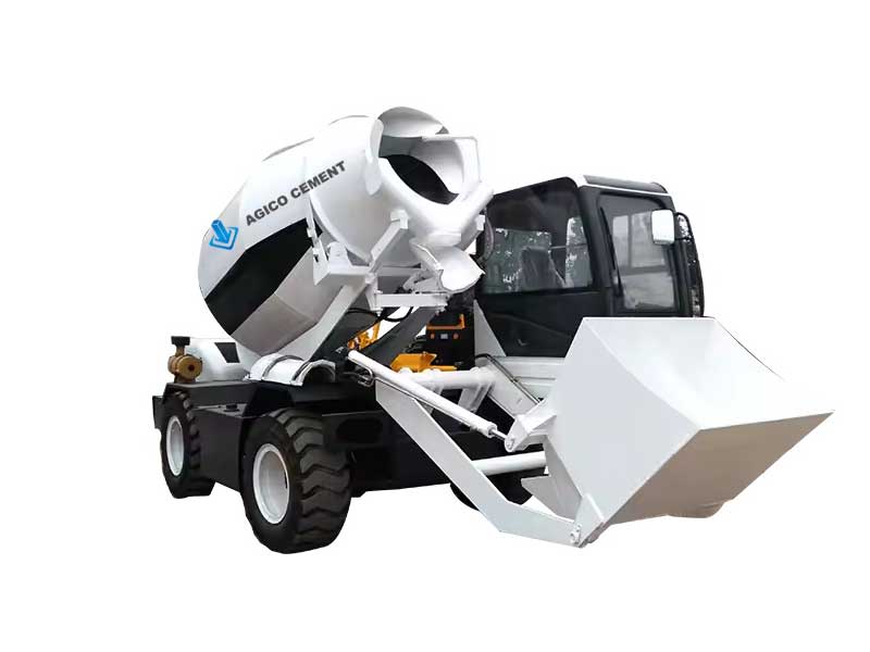 imagem de máquina misturadora de concreto móvel à venda