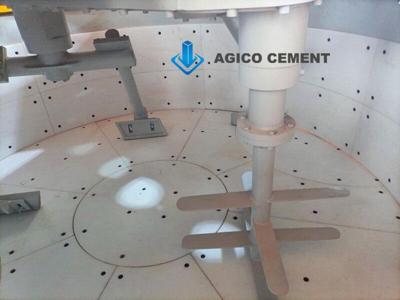 fluxo de trabalho de misturadores planetários de concreto