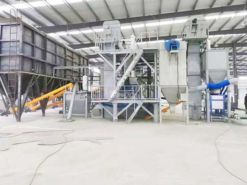 linha de produção de argamassa seca AGICO imagem
