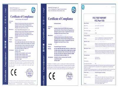 certificados do fabricante de centrais dosadoras de concreto AGICO