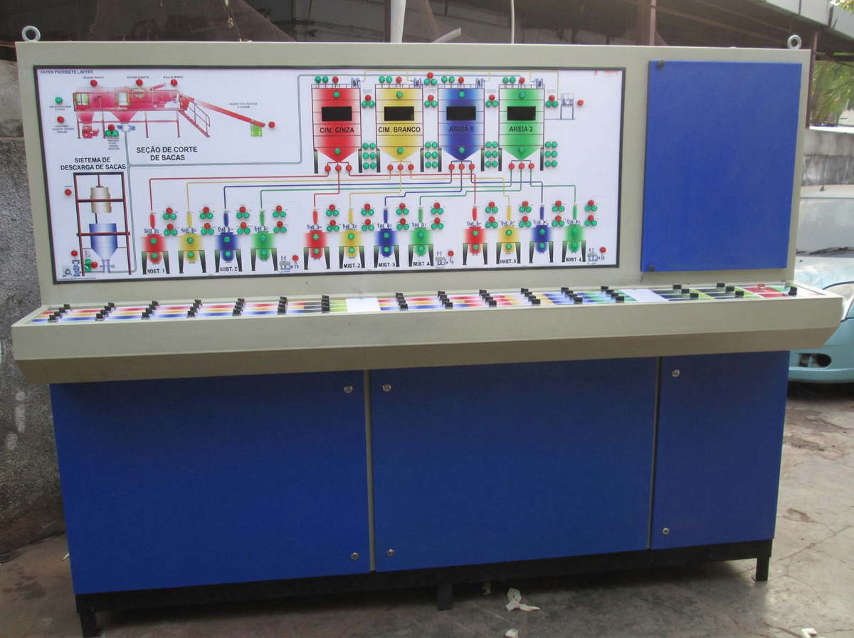 Console PLC da usina RCC